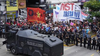 Jorge Macri defendió la represión policial contra los manifestantes “Tenemos que volver a vivir en un país normal"