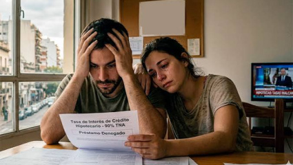 Alarmante radiografía social: casi la mitad de las familias con estrés financiero se endeuda para pagar comida y servicios básicos