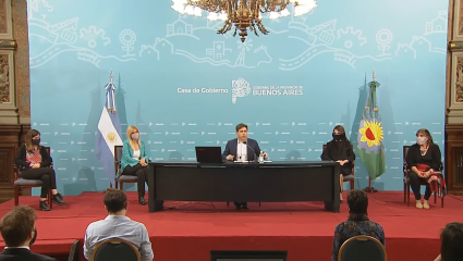 Axel Kicillof presentó un programa habitacional que prevé construir 33.600 viviendas en 3 años