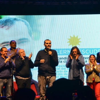 Guillermo Escudero presentó su lista de candidatos: "En octubre se termina la decadencia de Cambiemos"