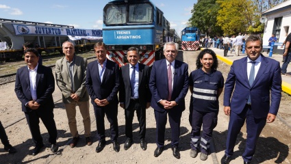 Alberto Fernández inauguró el retorno del Tren San Martín a Mendoza