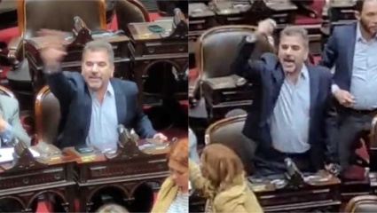 Diputados del Frente de Todos repudiaron el gesto de Ritondo: "Es una conducta misógina y vulgar"