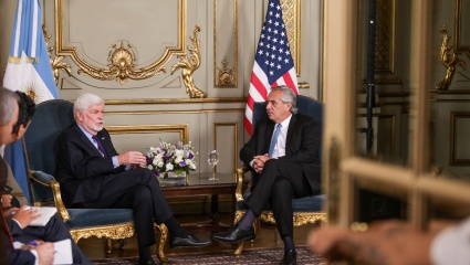 Alberto Fernández se reunió con el asesor de Biden para las Américas