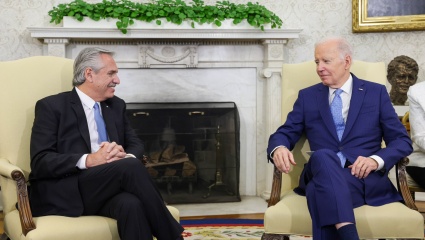 Tras la reunión con Biden, Alberto habló de “unir esfuerzos para un gran proyecto de alimentos para el mundo”