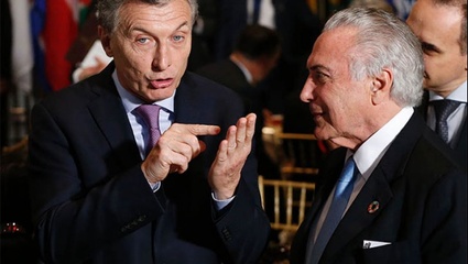 Macri y Temer impulsan un Alca a la europea