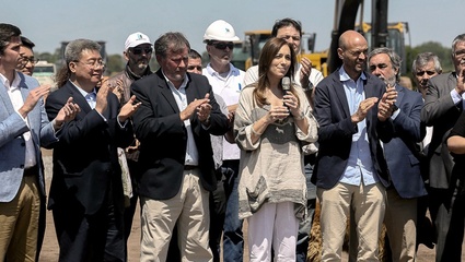 Junto a Dietrich, Vidal inauguró la obra de la Autopista que unirá Mercedes y Bragado