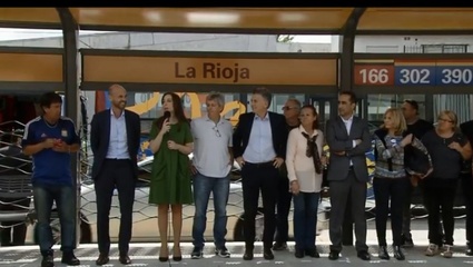 Junto a Macri y Tagliaferro, Vidal inauguró el Metrobus en Morón