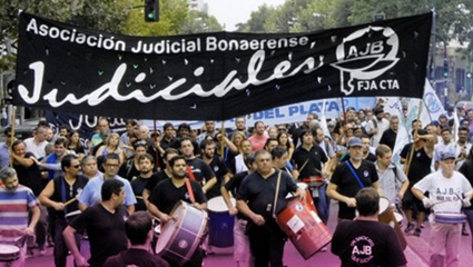 Judiciales bonaerenses comenzaron un nuevo paro en reclamo por convocatoria a paritarias