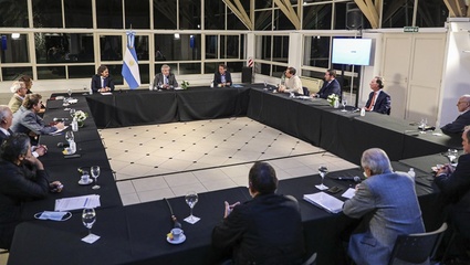 Alberto Fernández se reúne en Olivos con los gobernadores para detallar la renegociación de la deuda externa