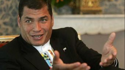 Correa acusa a líder opositor de evasión de impuestos