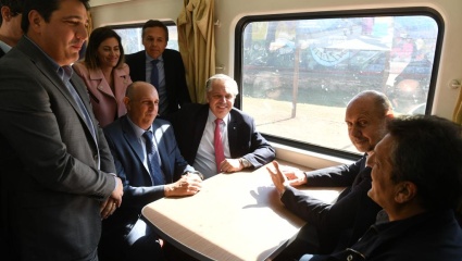 Alberto Fernández encabezó la reactivación del tren entre Cañada de Gómez y Rosario