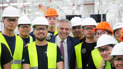 Alberto inauguró una planta de Whirlpool: “Necesitamos empresas que inviertan en Argentina”