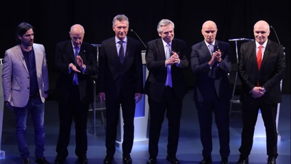 Segundo debate presidencial y las miradas estaban puestas en Alberto y Mauricio
