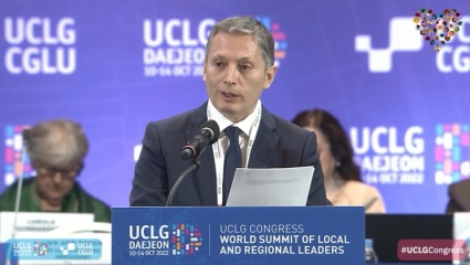 Fernando Gray fue elegido vicepresidente de la CGLU para latinoamérica