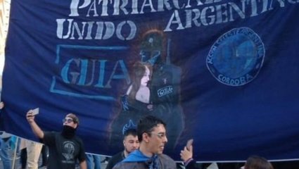 El patriarcado tuvo bandera en la marcha anticuarentena de Córdoba: los machistas se movilizaron en el #17A