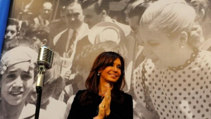 Cristina Kirchner recordó a Eva Perón y la definió como "una pasión Argentina"