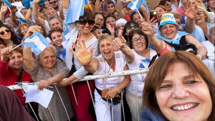 El PRO recordó a San Martín y agitó la marcha anticuarentena en la misma imagen