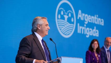 El plan integral Argentina Irrigada duplicará la superficie bajo riego con una inversión de US$3.232 millones