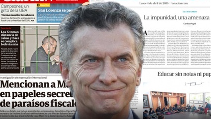 Panamá Papers: Clarín y La Nación intentaron cubrir a Macri