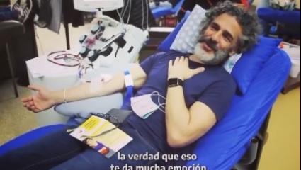 Tras recuperarse del COVID, Leo Sbaraglia donó plasma: “Es un gesto de amor y empuje”