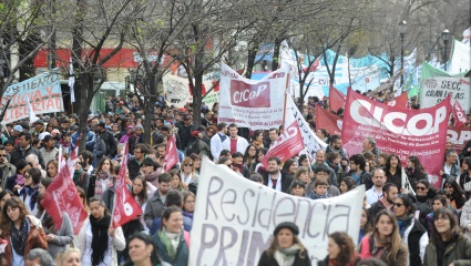 CICOP adhiere al paro convocado por FESINTRAS y moviliza en La Plata