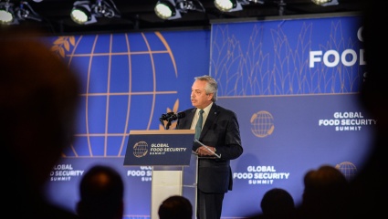 Alberto Fernández expuso ante la Cumbre Mundial de Seguridad Alimentaria