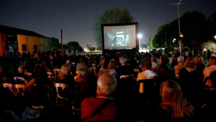 Buenos Aires vista desde la pantalla de un cine 