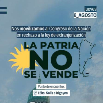 Los gremios universitarios FEDUN y FATUN paran y se suman a la masiva marcha de mañana al Congreso contra la Ley de Tierras