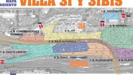 Adolescentes crearon el primer "mapa abierto" de la villa 31, ignorada en los registros oficiales