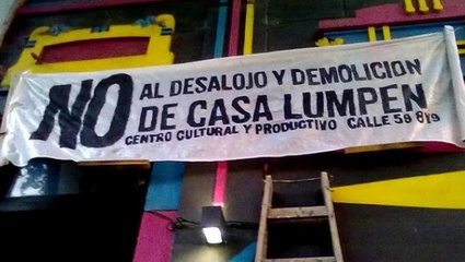 Frente al posible desalojo de Casa Lumpen: "Queremos y pedimos una instancia de negociación