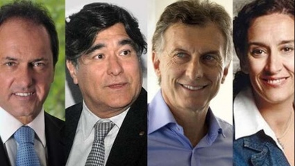 Consultora indica que la fórmula Scioli-Zannini tiene un 45 % de intención de voto