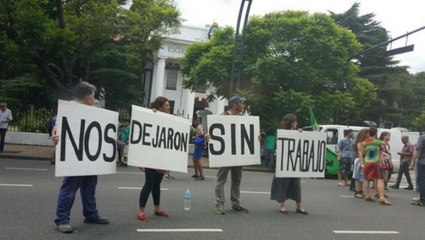 Día de protestas, despidos y malestar