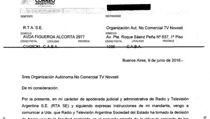 Macri puso fin a la transmisión del canal de noticias ruso RT