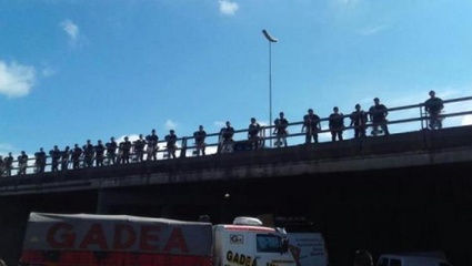 Así espera Gendarmería a los docentes