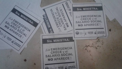 Organizaciones barriales exigieron al Ministerio de Desarrollo el cumplimiento de la Ley de Emergencia Social