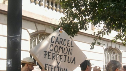 “La única casa para un genocida es la cárcel”