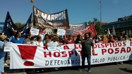 Conflicto del Hospital Posadas: Trabajadores cortan la Avenida 9 de Julio en busca de respuestas