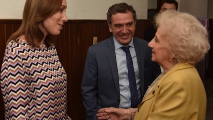 Estela de Carlotto y Vidal inauguraron un espacio para la memoria
