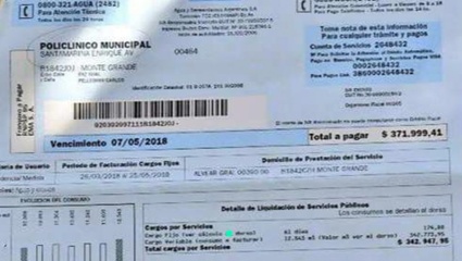 A un hospital público le llegó una factura de agua de 371 mil pesos