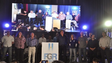 Se lanzó en el sindicato de luz y fuerza el “frente gremial nacional”