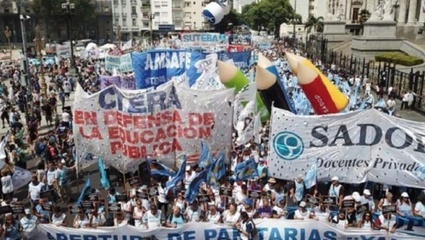 Gremios docentes bonaerenses pararán el 23 y se sumarán a la Marcha Federal Educativa