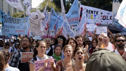 En la víspera de la Marcha Federal Educativa, comenzó el paro docente de 48 horas en la Provincia