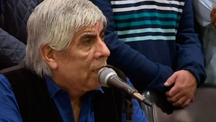 Hugo Moyano confirmó el paro nacional de Camioneros para el jueves 14