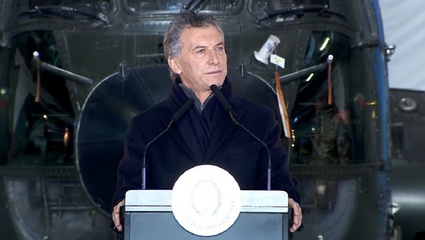 Macri sobre las Fuerzas Armadas: "Es importante que puedan colaborar con la seguridad interior"