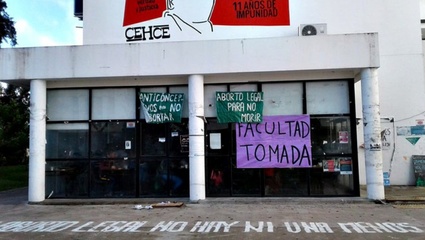 Protestas de los estudiantes en la UNLP: hay seis facultades tomadas
