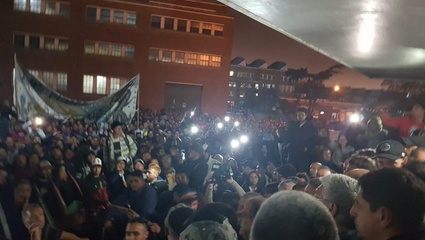 Triunfo de Astilleros: consiguieron el compromiso de Capdevila y levantaron la toma