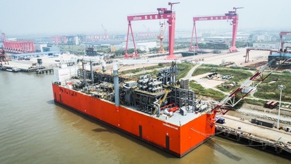 YPF instalará una barcaza para producir y exportar gas licuado en Bahía Blanca