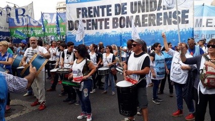 Hoy paran los docentes bonaerenses contra el aumento del 2% propuesto por Vidal