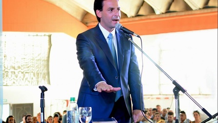 Intendente peronista aprovechó el repaso de sus tres años de gestión para lanzar su candidatura