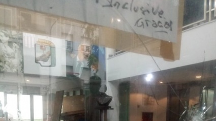 El PJ La Plata denunció el segundo ataque a la sede en dos semanas